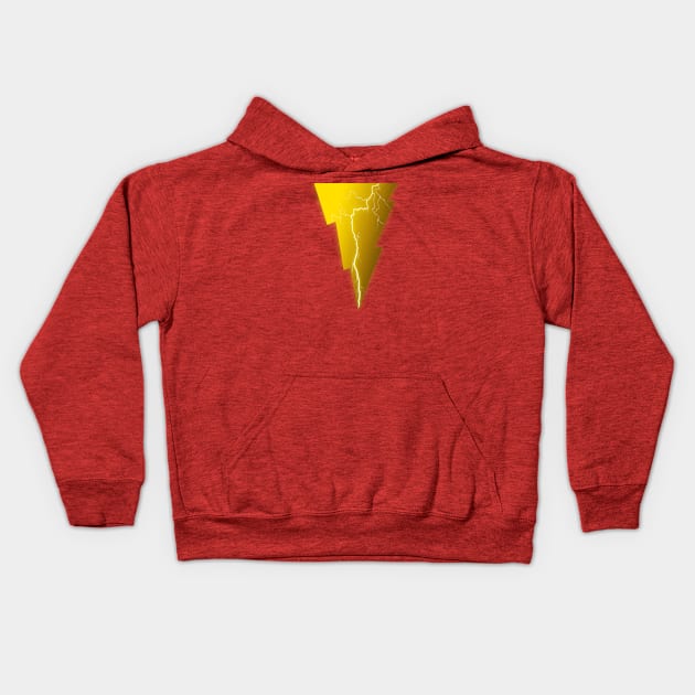 DCEU Shazam Lightning Kids Hoodie by Ryan